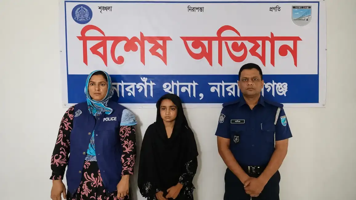 সোনারগাঁয়ে এক কেজি গাঁজাসহ নারী  মাদক কারবারি গ্রেপ্তার