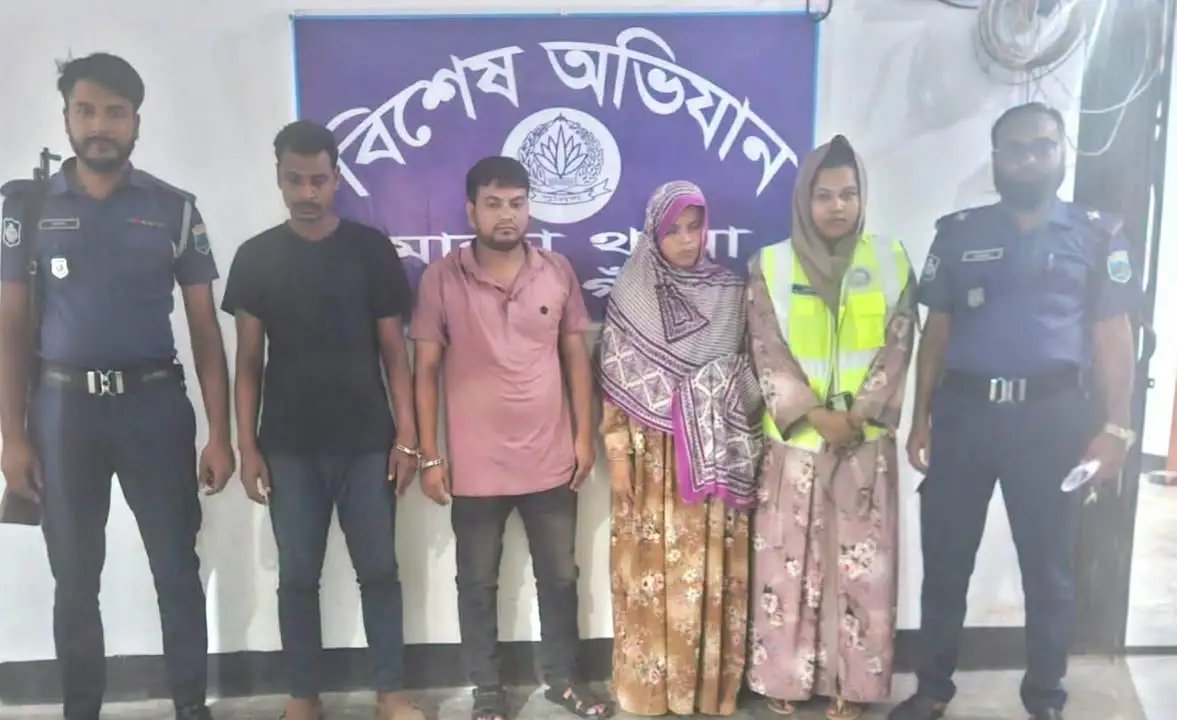 নওগাঁয় এলজিইডি কার্যসহকারীকে জিম্মি করে আপত্তিকর ভিডিও, গ্রেপ্তার ৩