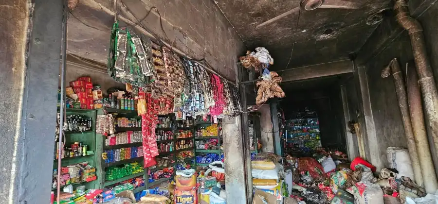 মেহেরপুরে মুদিদোকানে আগুন, পুড়েছে প্রায় ৮০ লাখ টাকার মালামাল