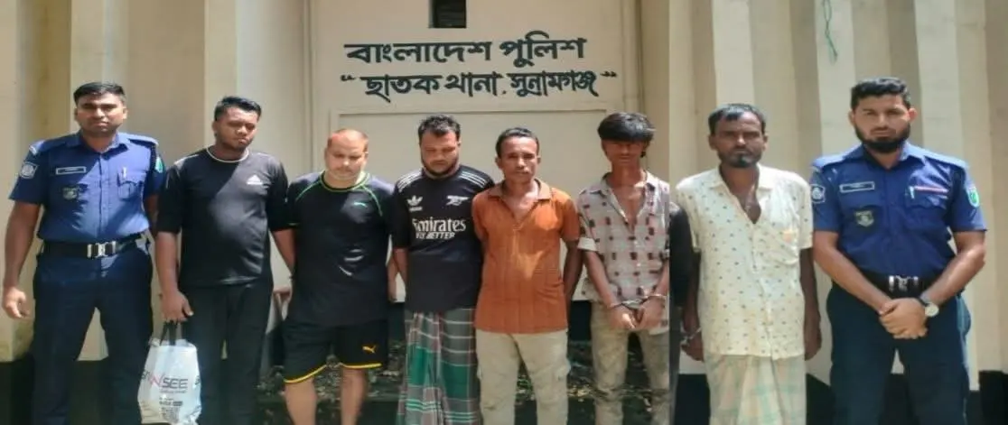 ছাতকে চোরাচালান মামলার ২ জনসহ ৬ আসামি জেলহাজতে
